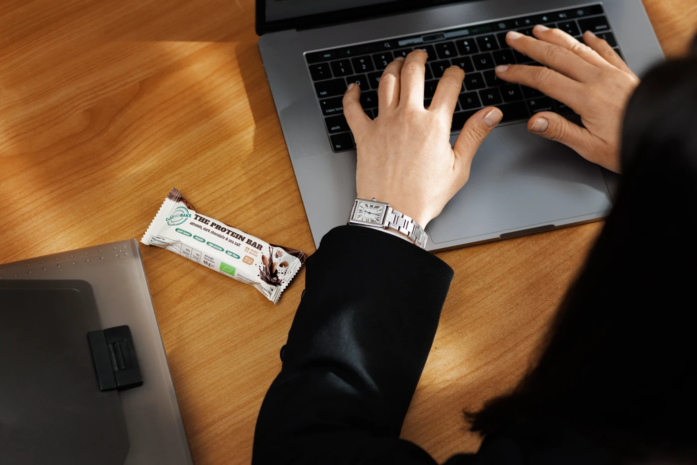 Video production - "Working Marathon" office scenario with protein bars